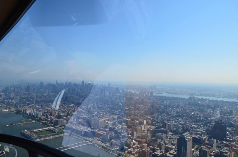 survol new york hélicoptère