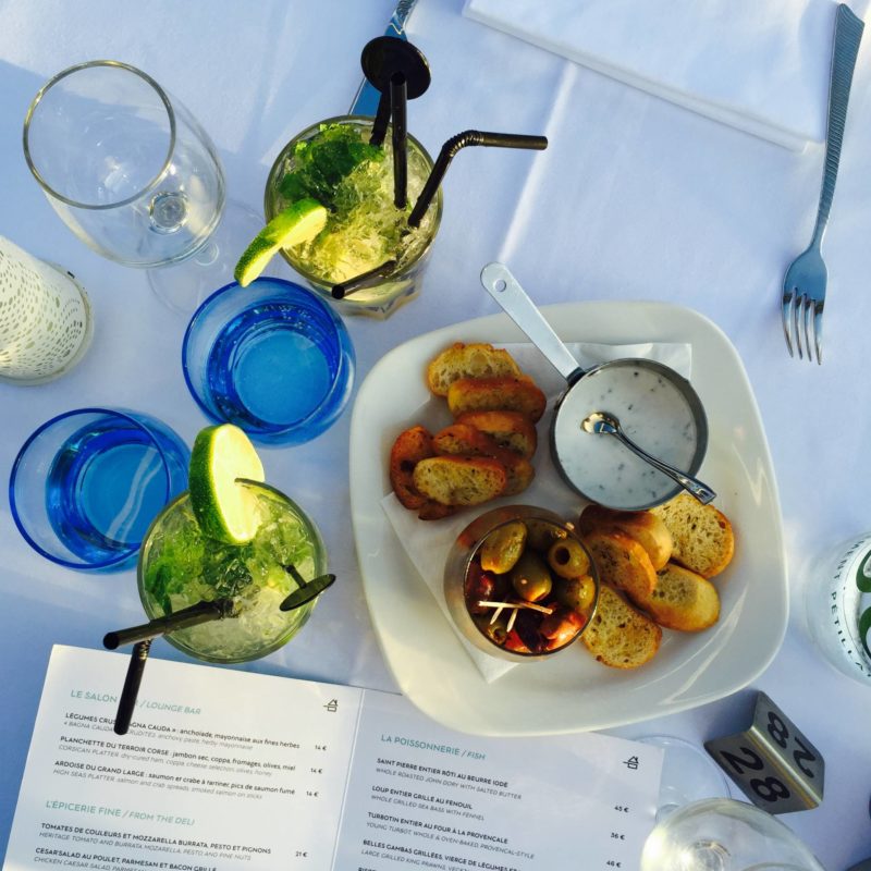 soirée sur la plage Gray d'albion