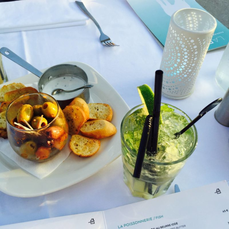 soirée sur la plage Gray d'albion