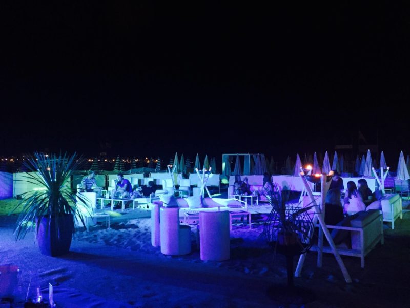 soirée sur la plage Gray d'albion