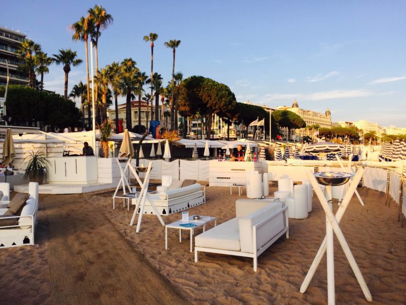 soirée sur la plage Gray d'albion