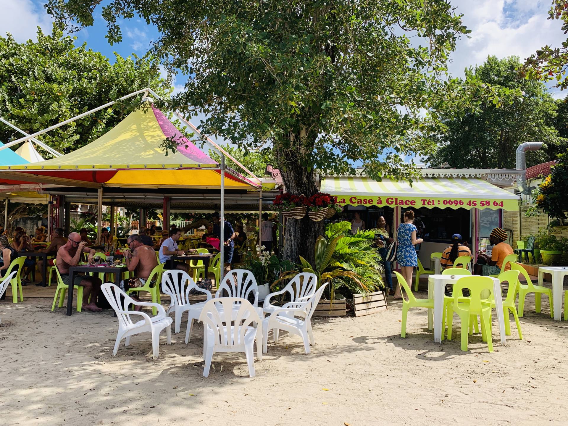 restaurant la case à glaces anse à l'ane Martinique