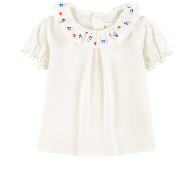 tee-shirt col carrément beau