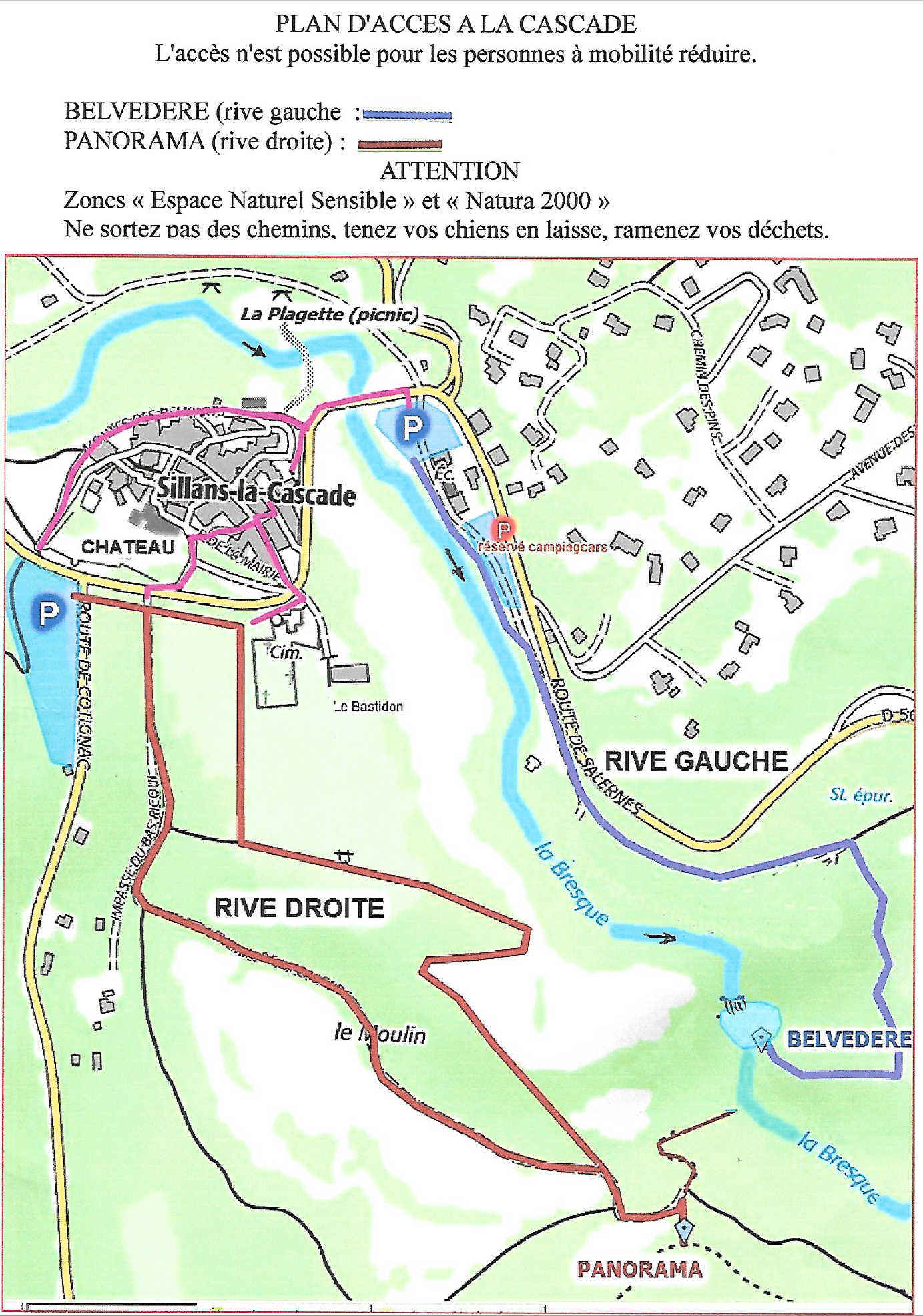 Plan-acces-sillans-la-cascade