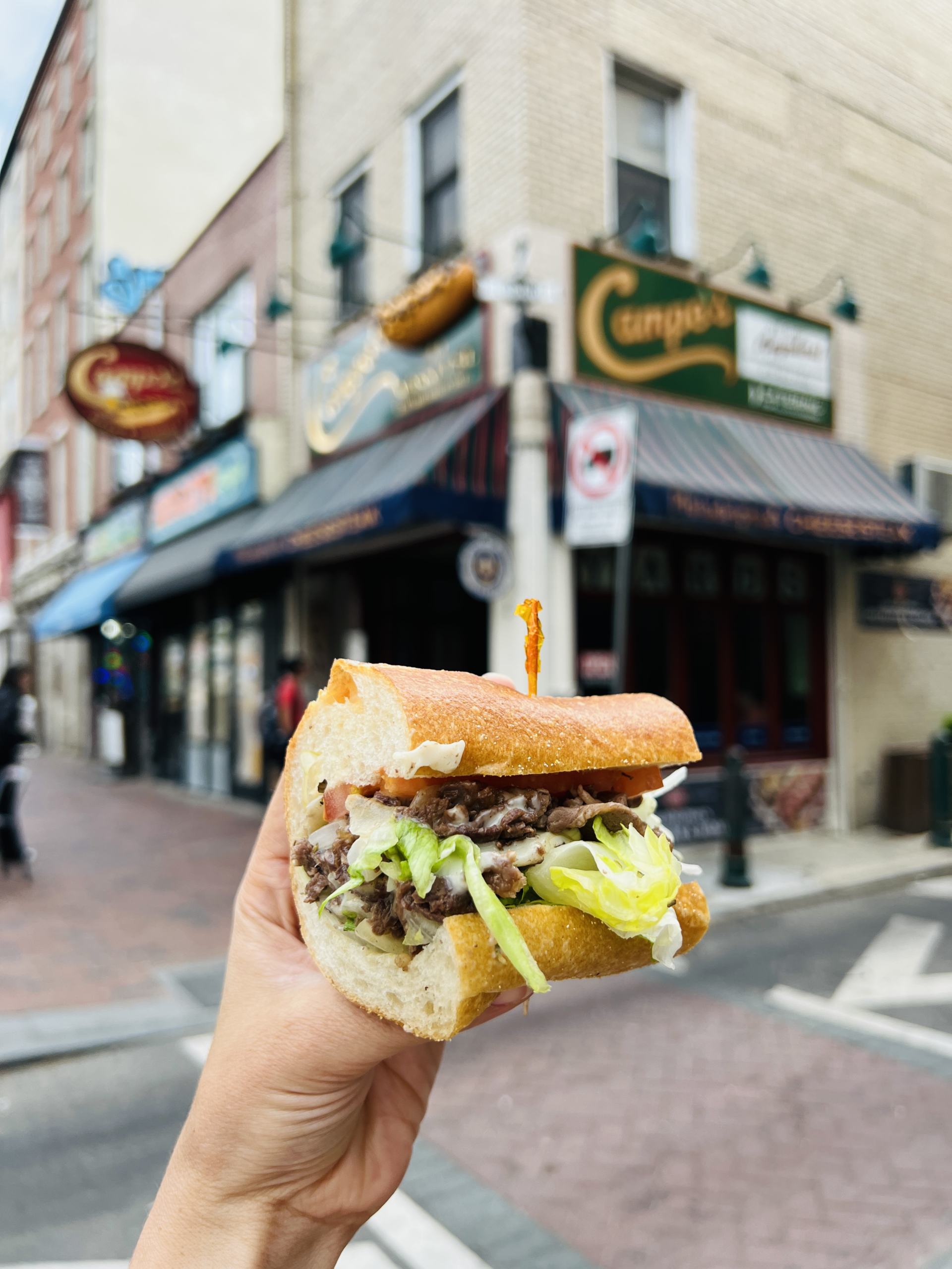 camposcheesesteakphiladelphie2 Juste