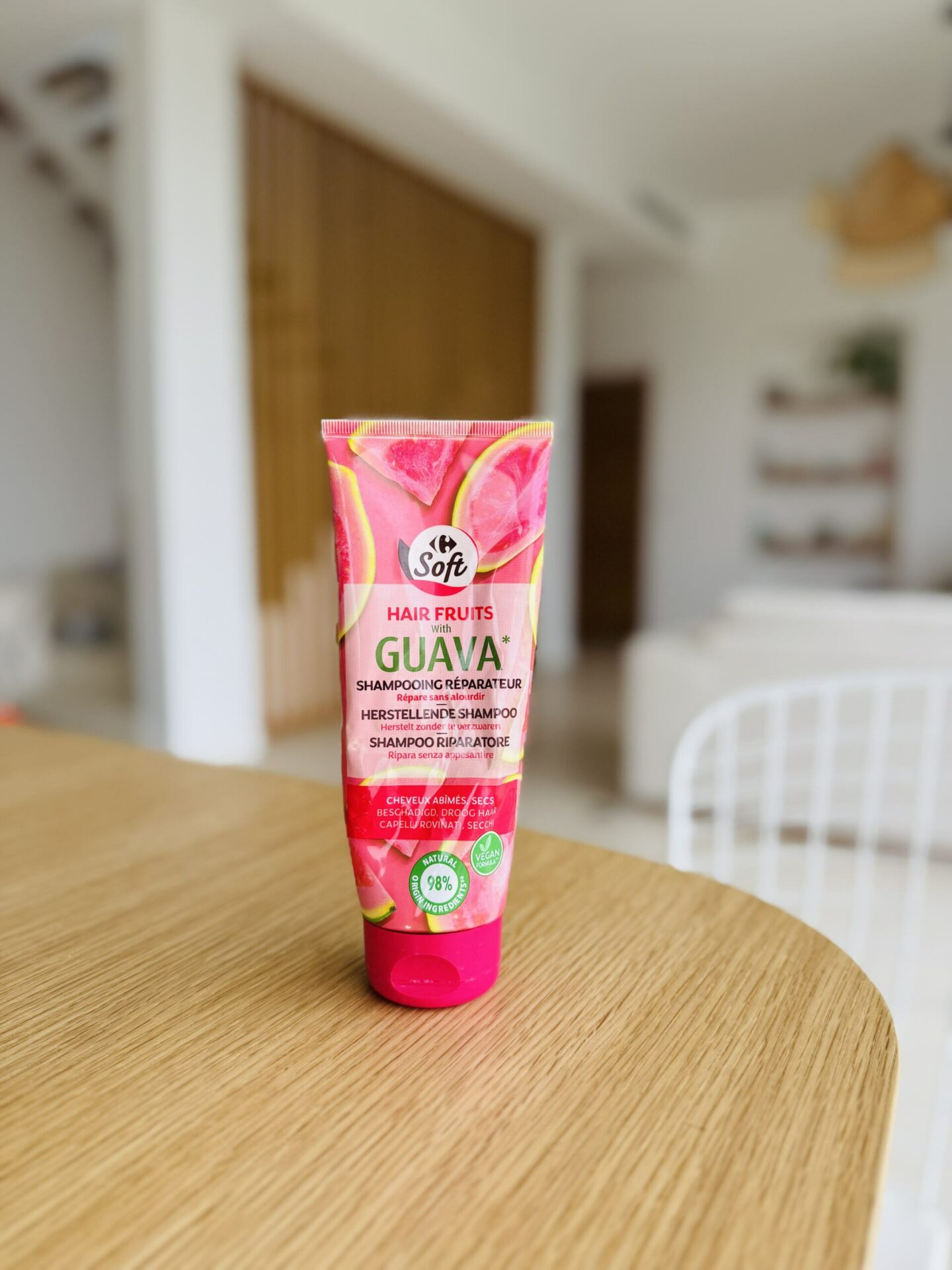 carrefour-shampoing-hair-fruits-guava